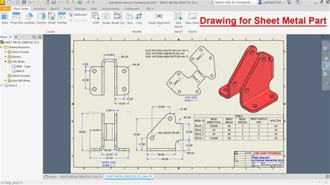 how to make sheet metal parts in autocad|free sheet metal layout software.